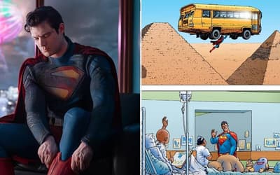 SUPERMAN Set Photo Recreates A Touching Moment From DC Comics' ALL-STAR SUPERMAN